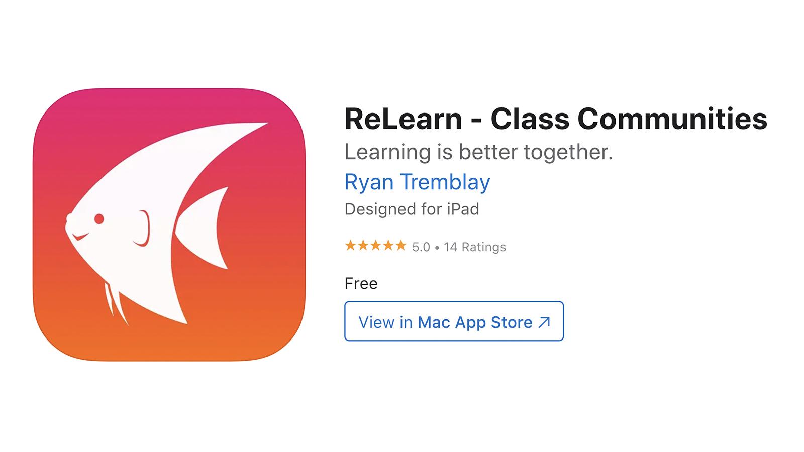 Relearn AppStore Listing with Logo (PANO)