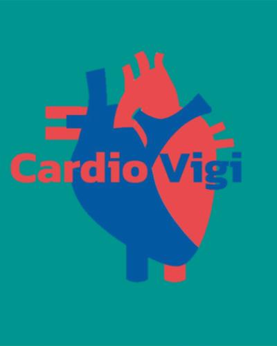 CardioVigi Logo with Heart