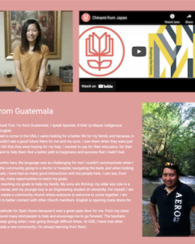 Open Doors English website